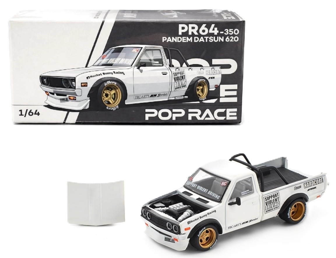 レア品【タイダイキャスト EXPO 限定 】POP RACE ダットサン 620 Amazon.co.jp: ダイキャスト収集品モデルカー Pop Race 1:64 Pandem