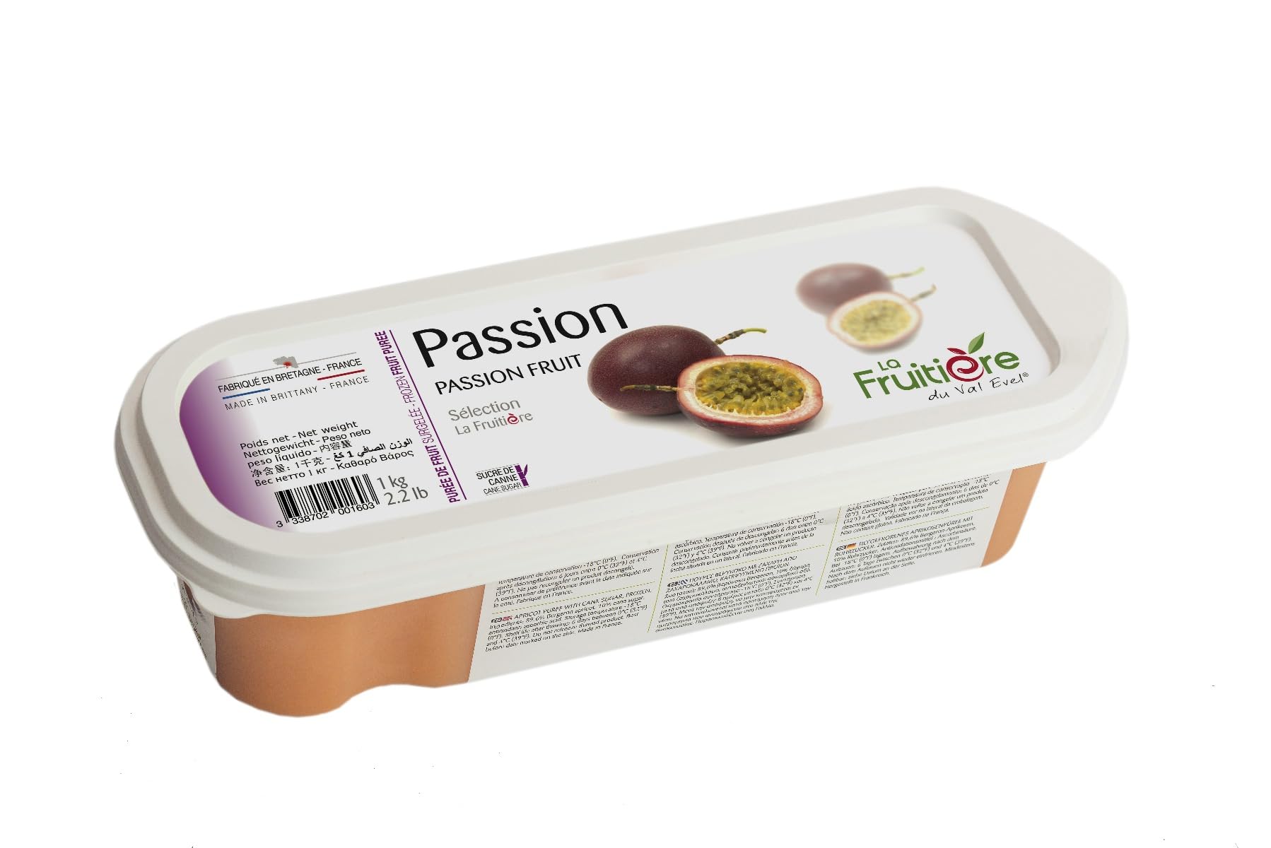 LA FRUITIERE Puree Passion Fruit Frozen 1 Kg