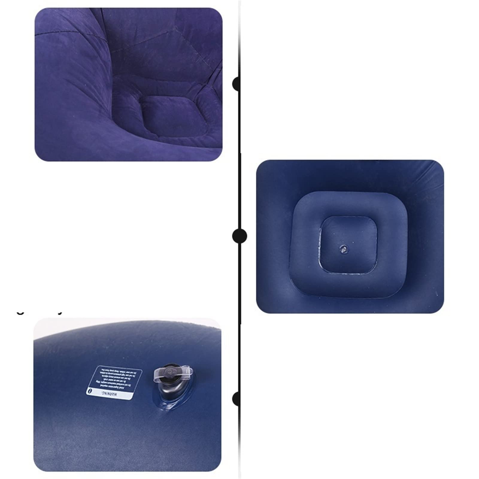 Amazon.com: ZXXDSGHUS Bean Bag Inflatable Flocking Sofa