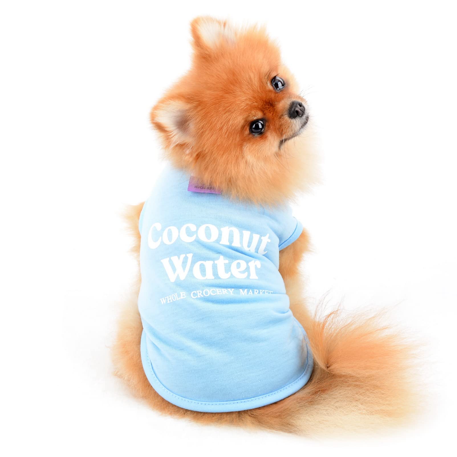 Hunde-Strick-T-Shirt Mit D-Ring | Für Kleine & Mittlere Hunde/Katzen | Dehnbar, Weich, Rosa