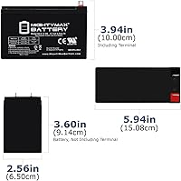 Vista 2 de Mighty Max Battery Reemplazo de batería de 12V 9AH para generadores portátiles Generac XG8000