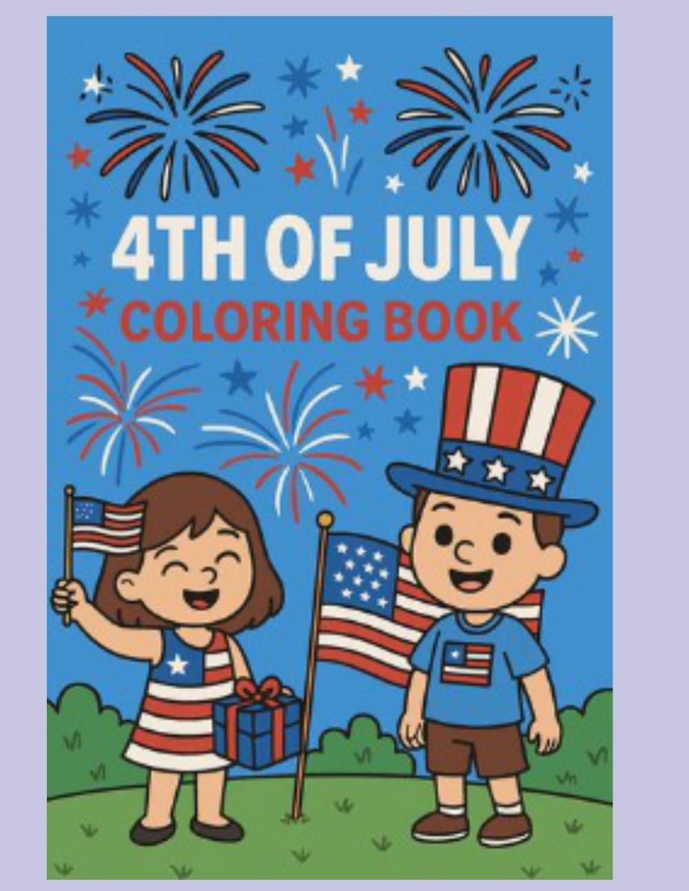 4th of July Patriotic coloring book