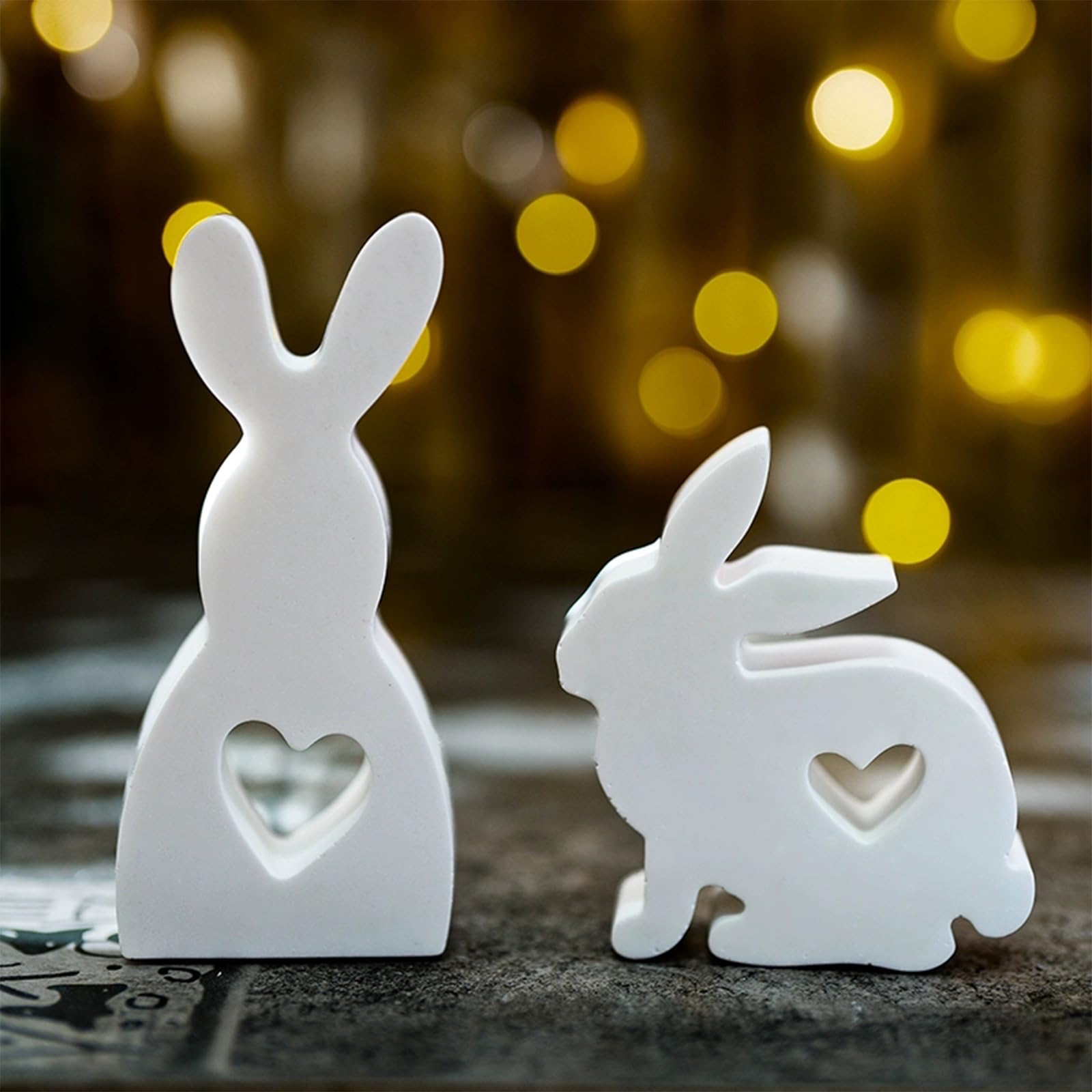 Stampo In Silicone Per Coniglio Di Pasqua – Per Candele, Resina, Sapone Fai Da Te – Coniglio 3D - 3