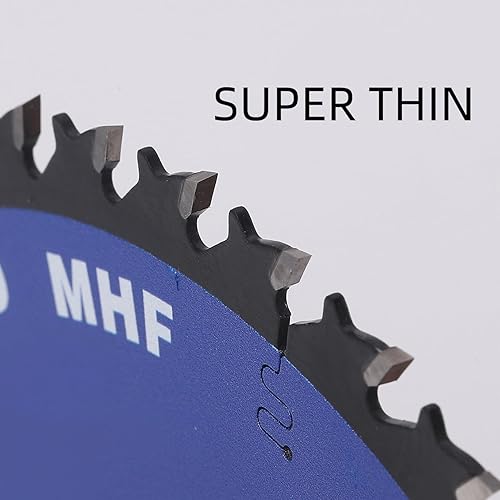 Miniatura 5 de 6-12" (165MM)-60T, hoja de sierra circular de trabajo de madera. corte ultrafino 116"(1.6mm), eje 58", revestimiento antiadherente, marco y