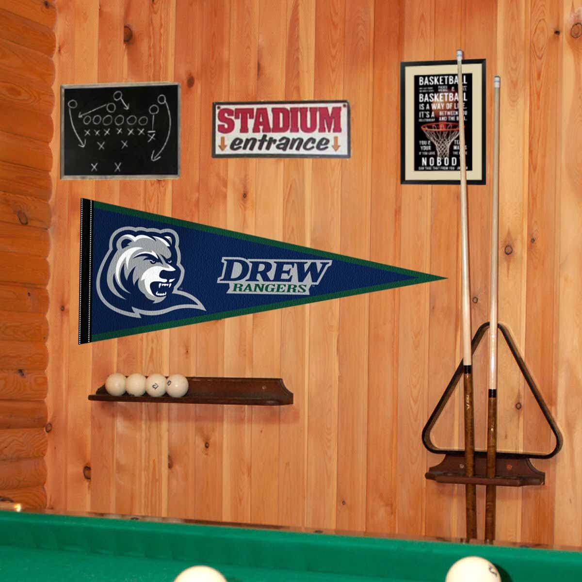 College Flags & Banners Co. Drew Rangers Pennant