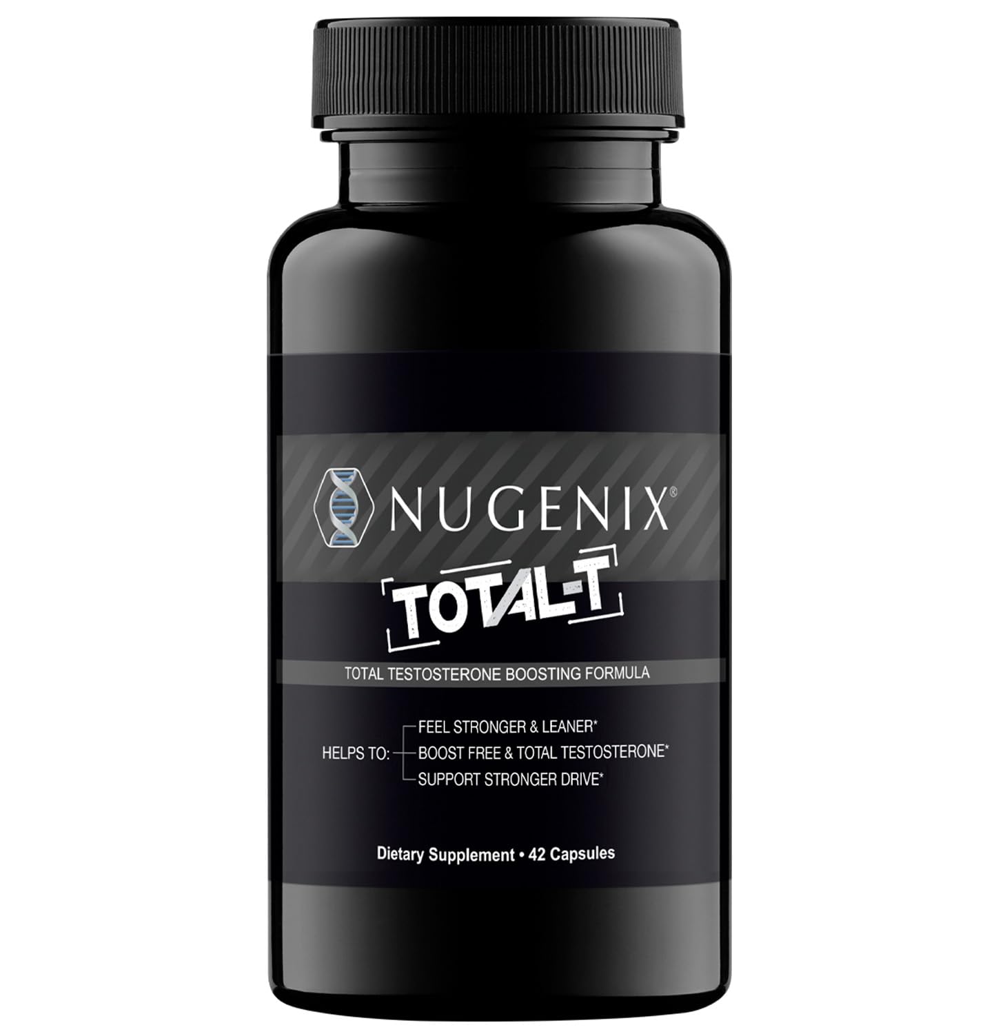 Nugenix suplemento para homens com Tesnor, elevATP, L-citrulina, Tongkat, boro, vitamina B e zinco, 42 cápsulas