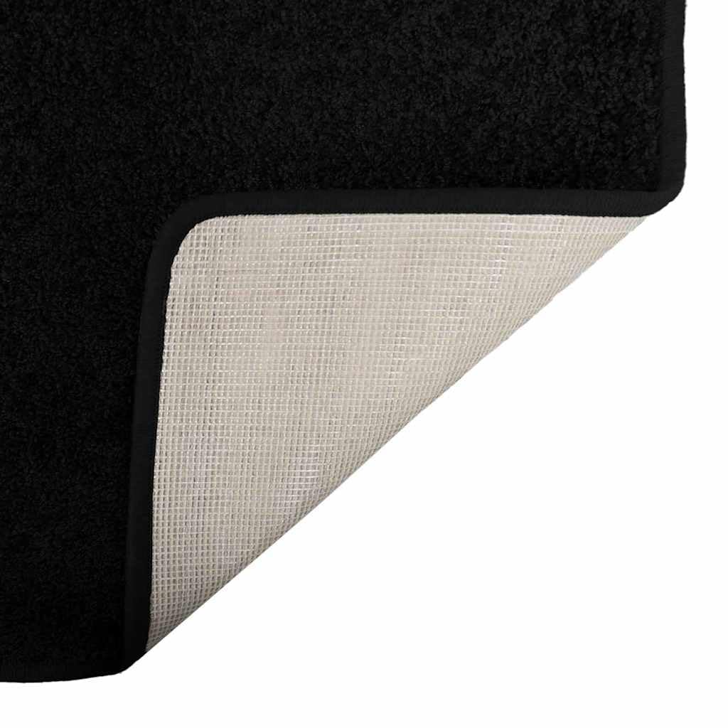 Fengshui Chodnik dywanowy, czarny, 50 x 100 cm, 100% polipropylen tuftowy