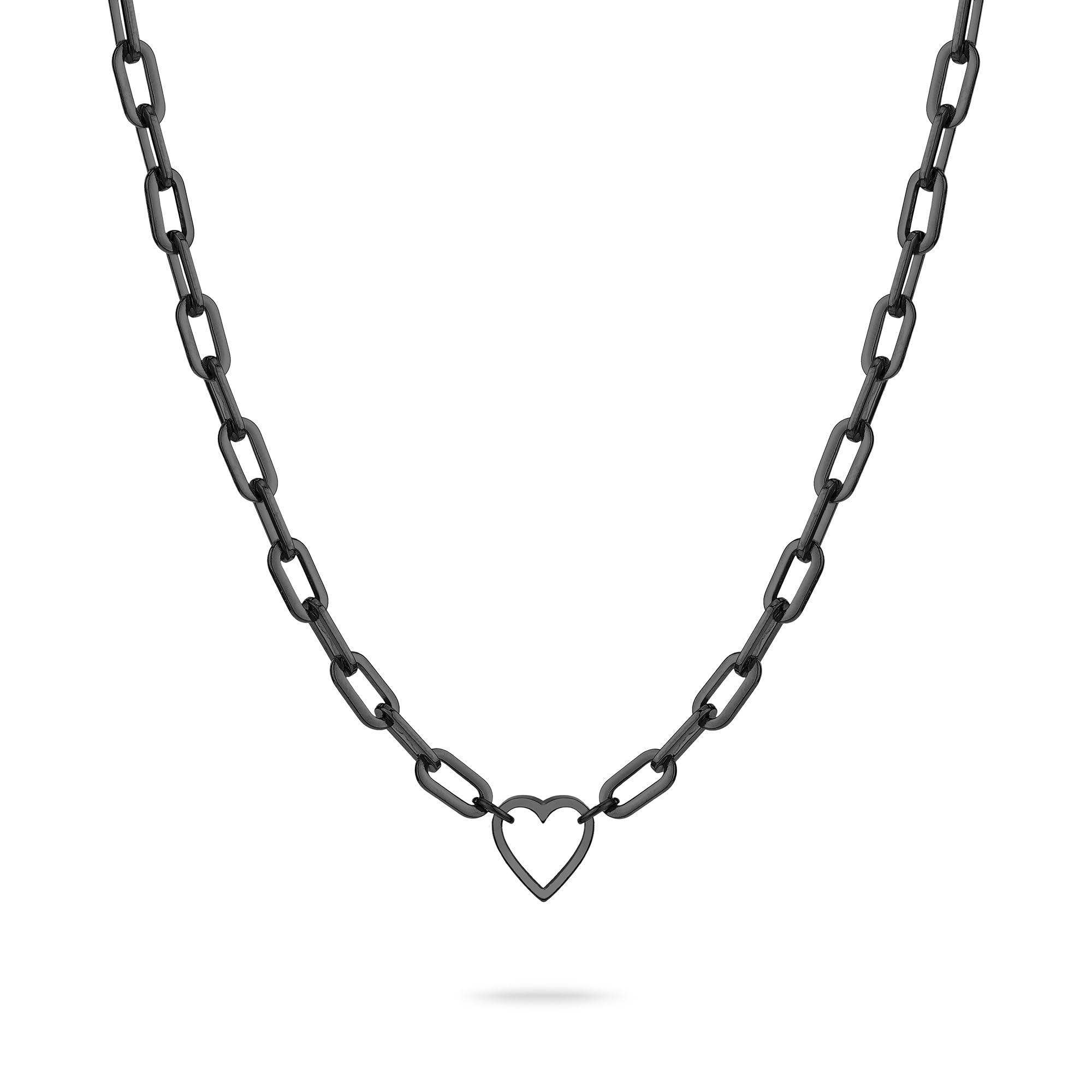 Liebeskind Berlin Ladies Necklace LJ-1759-N-45 in Stainless Steel IP Black