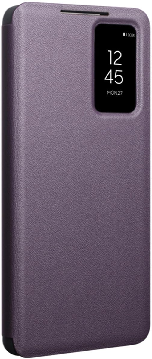Coque Intelligente en Cuir Véritable pour Samsung Galaxy S26 Ultra. Veille/Réveil Automatique, Étui Téléphone Portable, Holster/Housse S 26 Ultra -Violet