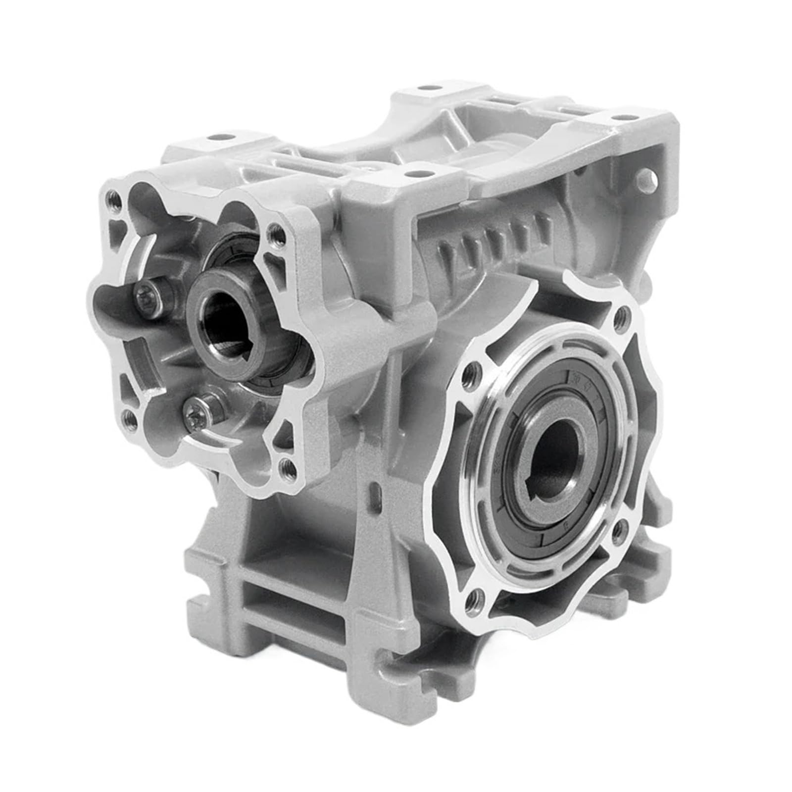 Przekładnia ślimakowa z kołnierzem 60 mm do silnika serwo 200 W/400 W stosunek 1:80 25 7,5 15 reduktor prędkości skrzyni CNC (współczynnik redukcji 25,60 otworów)