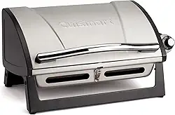 Cuisinart Grelha a gás de mesa portátil de propano CGG-059A 8.000 BTU