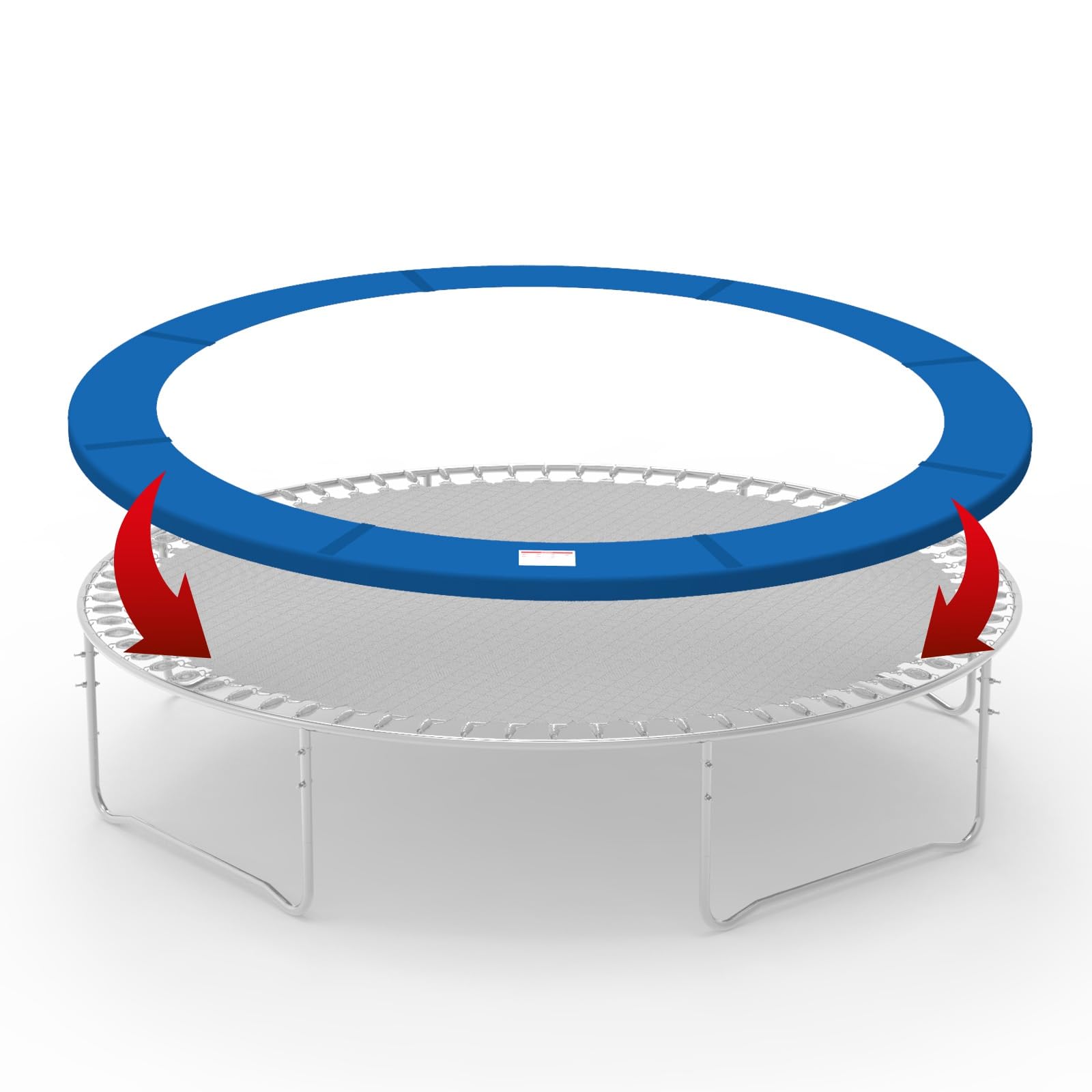 GALACTICA Trampoline Pad Replacement for 12FT Round Trampolines, Spring Cover Safety Padding, Outdoor Trampoline Replacement Pad, Blue