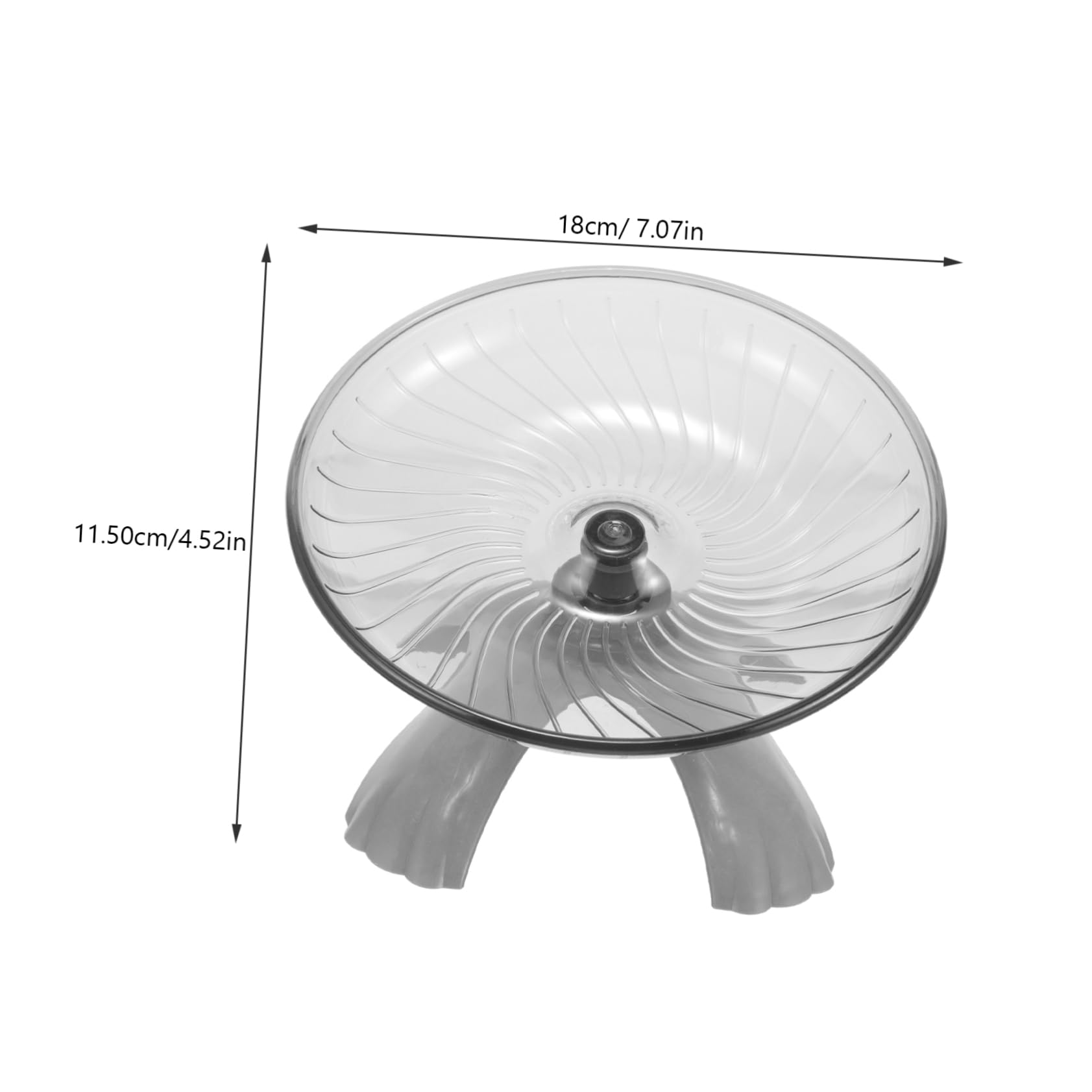 VICASKY Mini Exercise Wheel for Hamsters Mute Running Toys Silent Bearings Plastic Steel Shaft Play Wheel for Small Pets Random