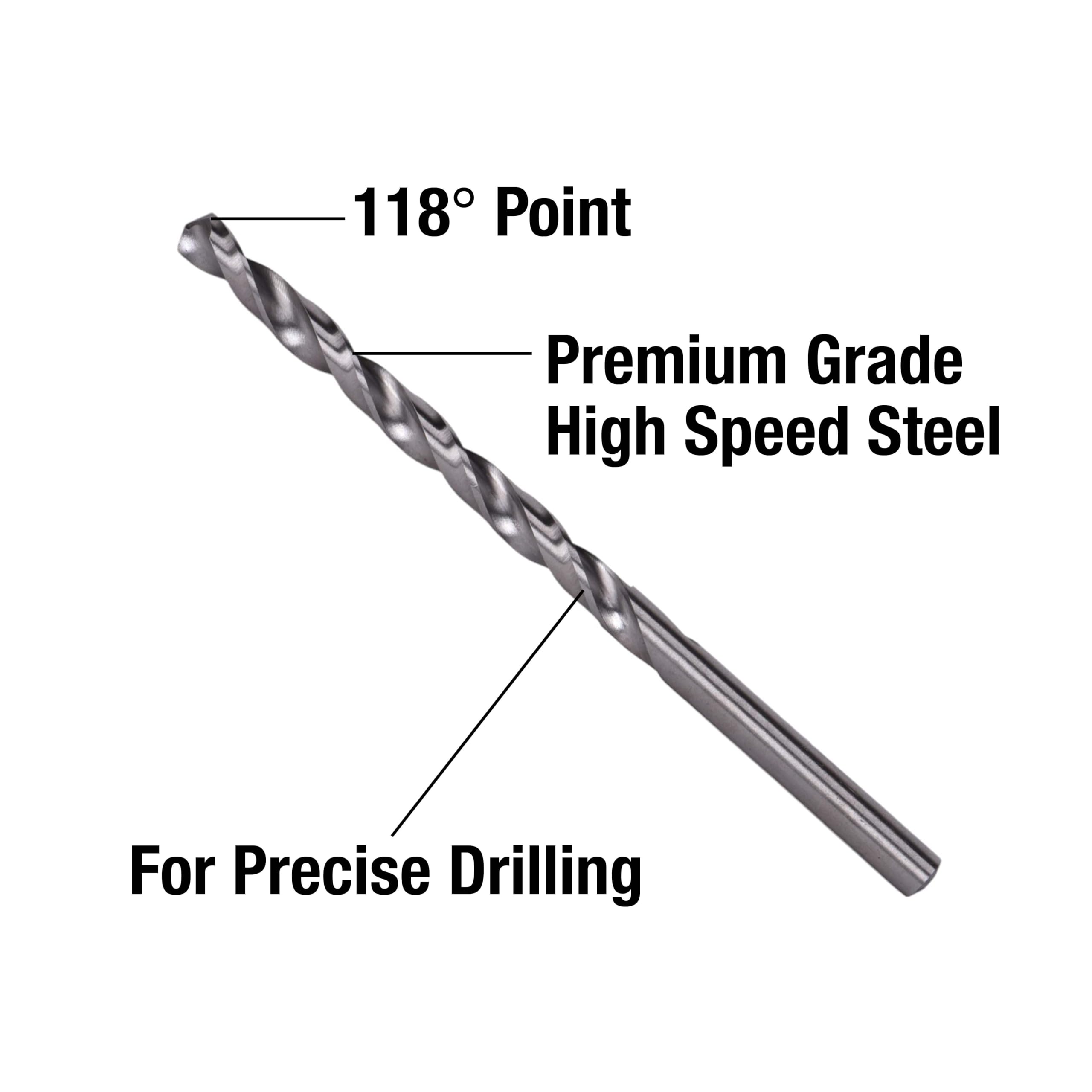 Century Drill & Tool 11422 Wiertło do pomiaru drutu, nr 22