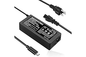 HP Chromebook Power Cord: 45W Fast USB-C Laptop Charger