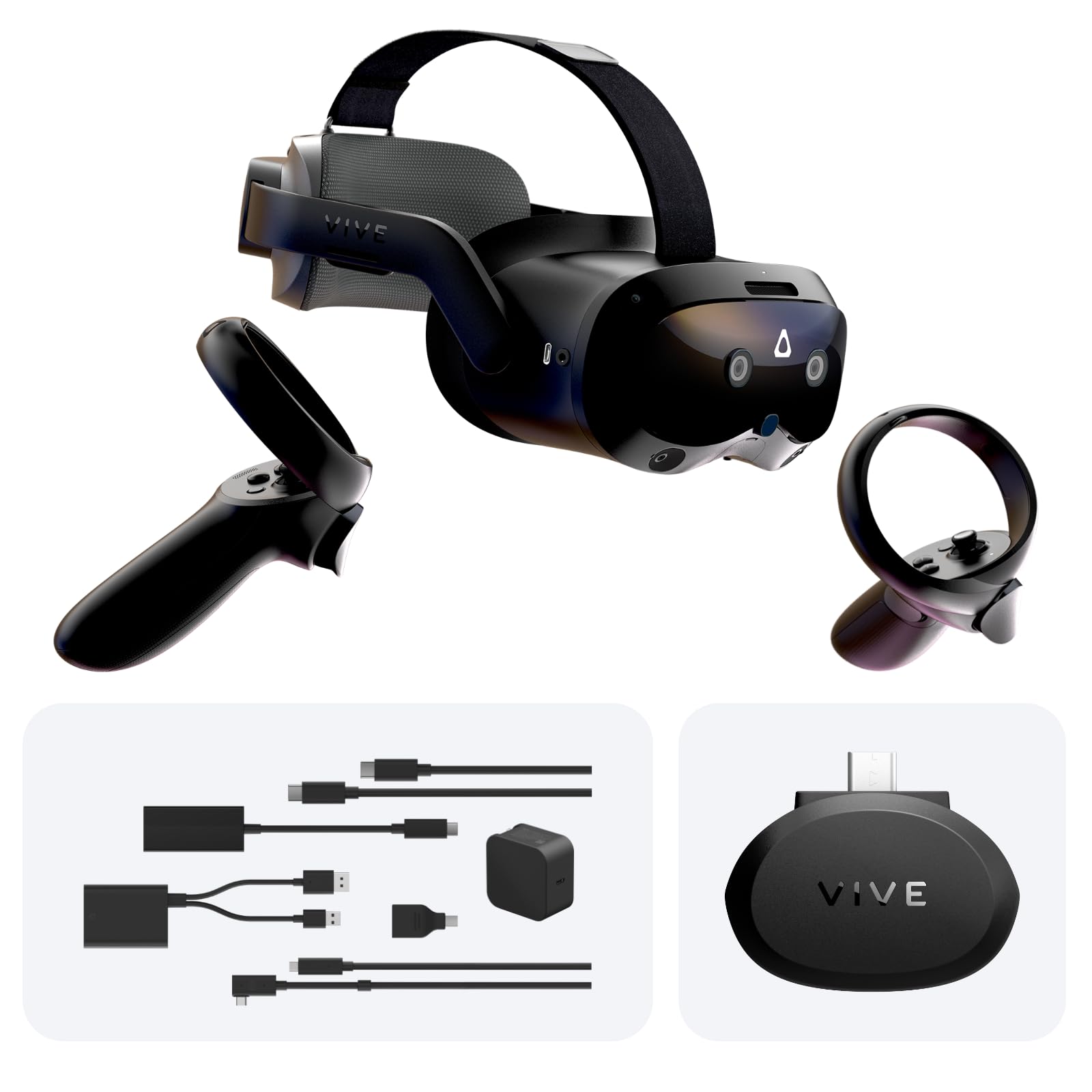 Amazon.com: HTC Vive Focus Vision Wired Bundle with Facial Tracker