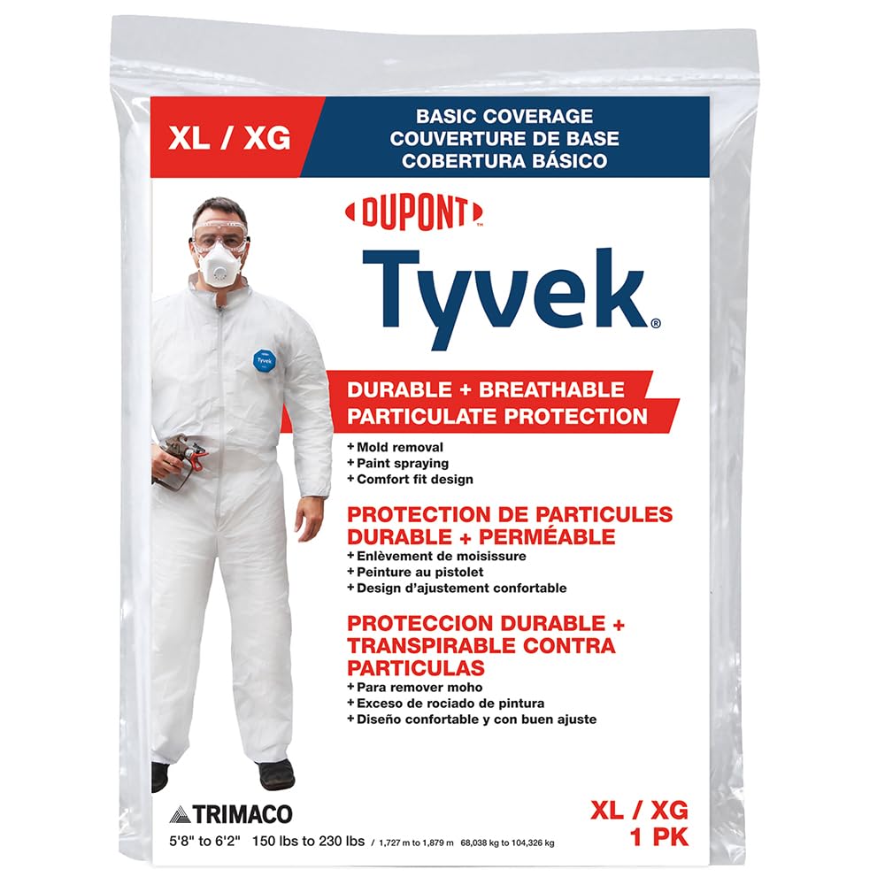 Trimaco Painter's Tyvek HD Heavy-Duty Coveralls
