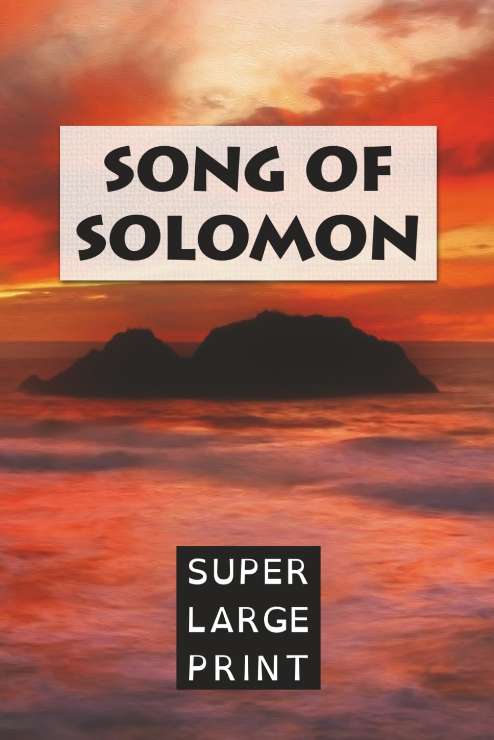 The Song of Solomon (Super Large Print Bible)