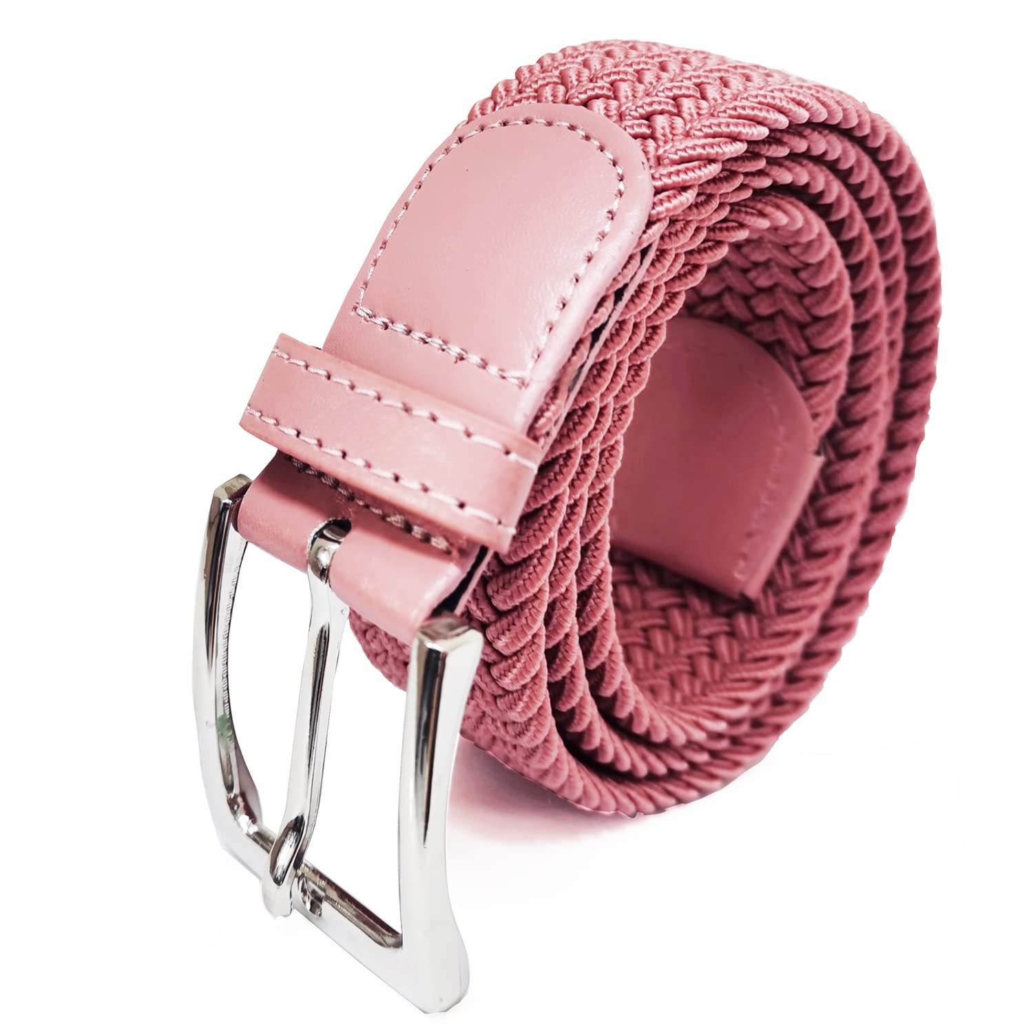 Glamexx24 Elastischer Gürtel Unisex, Geflochtener Stretchgürtel für Damen & Herren, Stufenlos Verstellbarer Stoffgürtel ohne Löcher, Flechtgürtel für Jeans & Freizeithosen (Breite: 3,5 cm)
