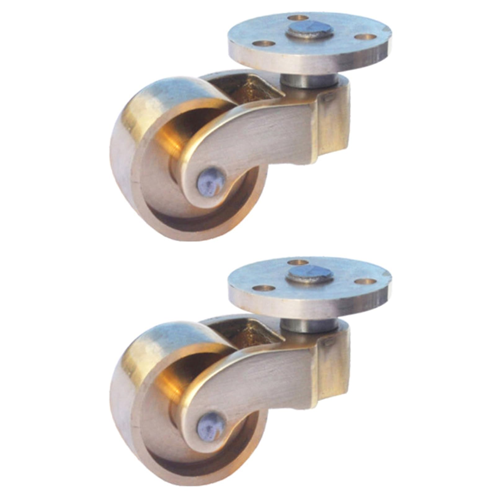Durability Brasses Rotating Casters Universals Casters Castor for Smooth Movement on Hardwood Floor Brasses Swivels Quiet Rolling Wheel