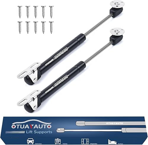 OTUAYAUTO Soporte de gas de 10 pulgadas, soporte de elevación universal de 100 N22.5 libras, para tapa de caja de herramientas de camioneta,