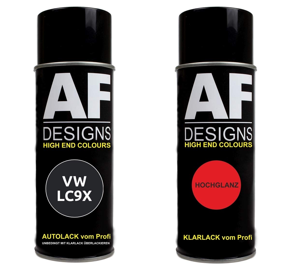 250ml Autolack Spritzfertig Für VW Deepblack Perl LC9X, 20,84