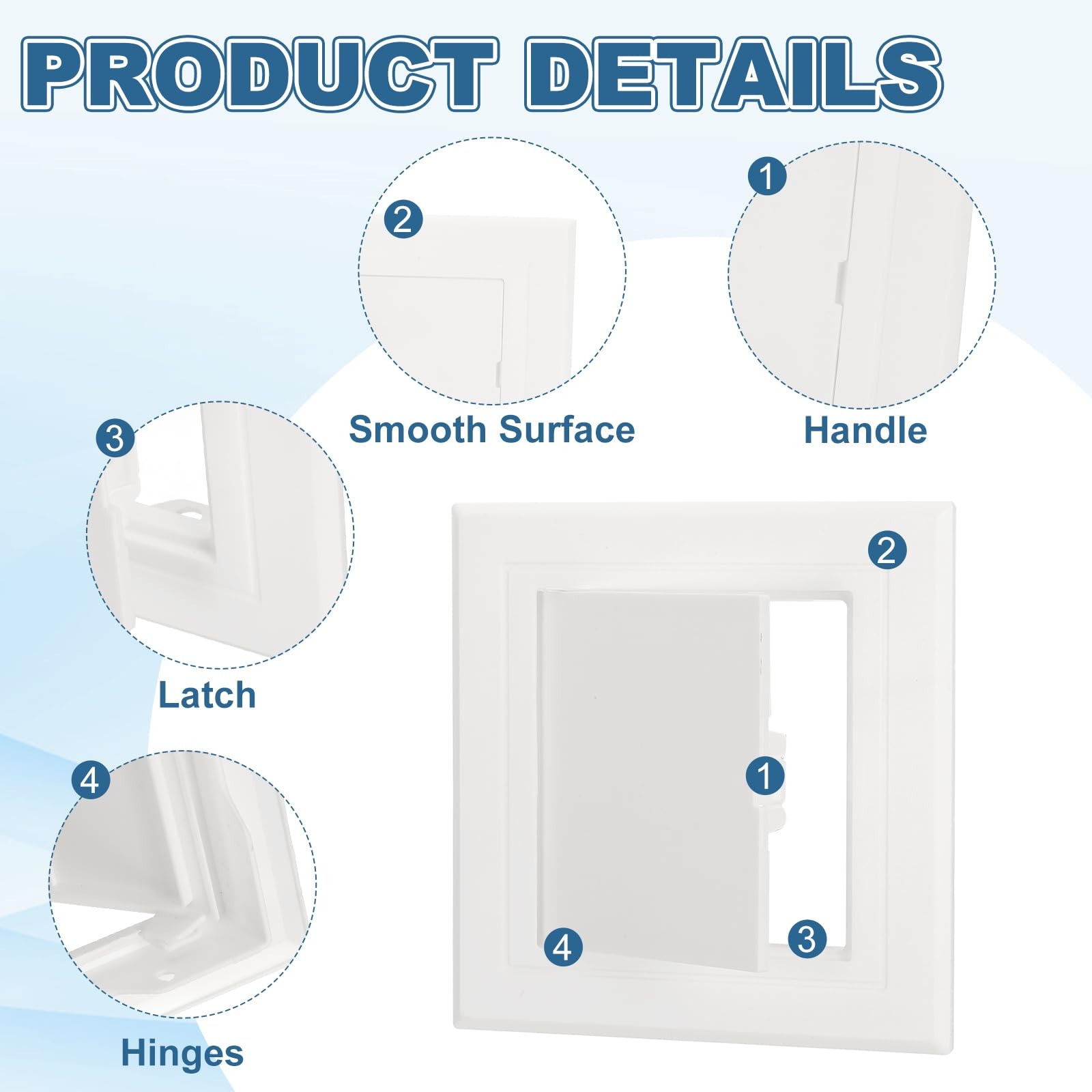 PATIKIL Access Panel for Drywall 95x95mm - Image 3