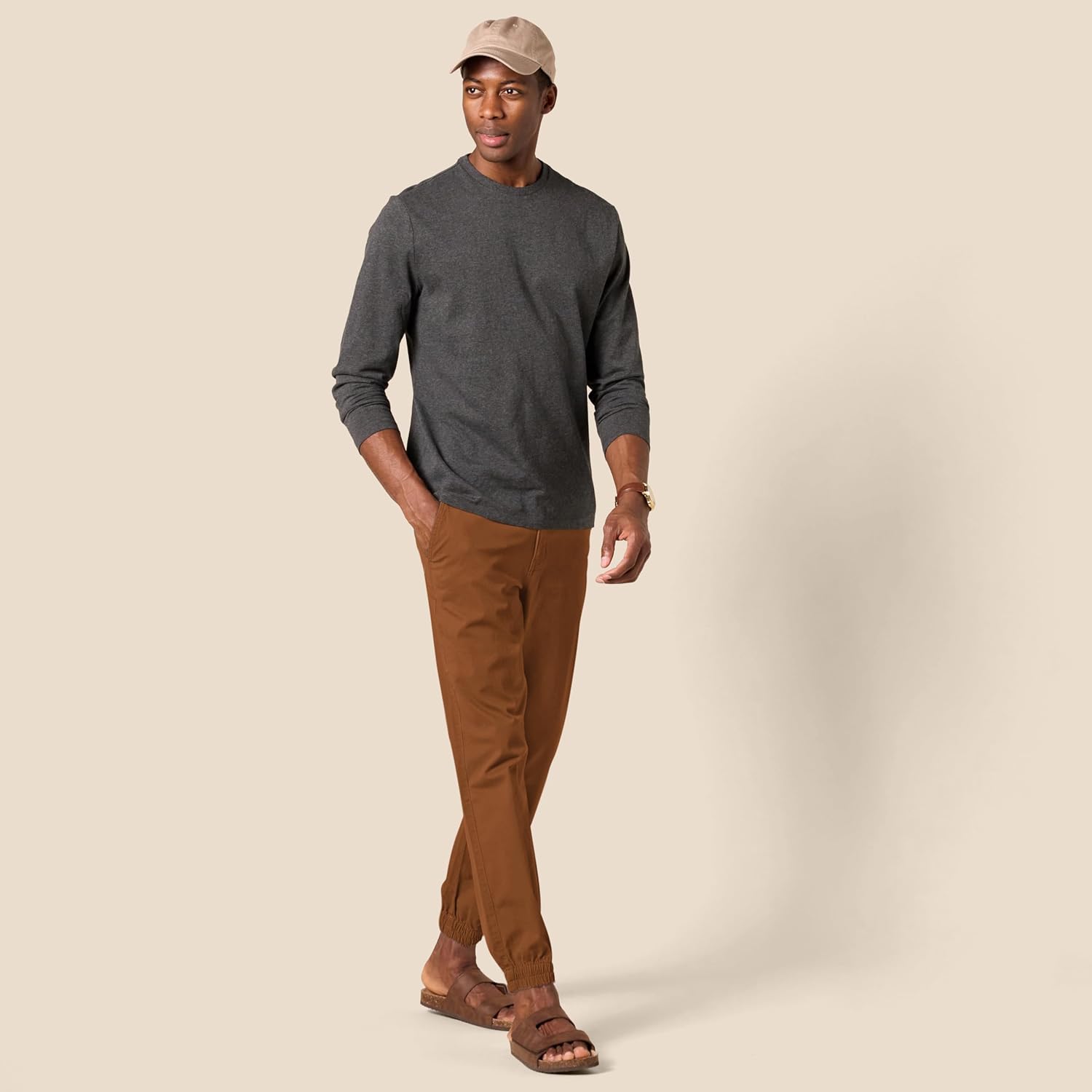 Amazon Essentials Men's Straight-Fit Chino Jogger Pant - Image 5