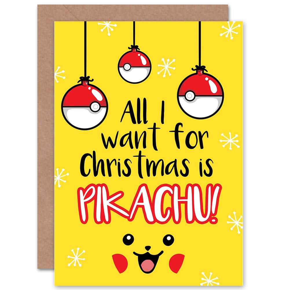Wee Blue Coo Single Card All I Want For Christmas Card Cp3116