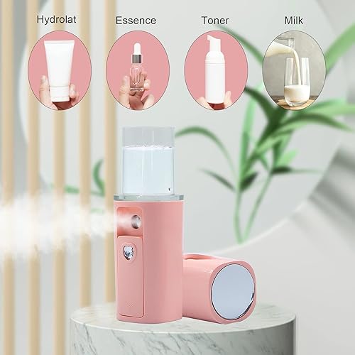 Miniatura 10 de Nano Facial Mister Portátil Mini Face Mist Práctico Pulverizador Automático Extensiones de Pestañas Fresco Vaporizador Facial