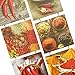 Price comparison product image Frank Flechtwaren Kitchen Pictures-Spices, 2 Pack(3 Pieces of Wood in each pack)