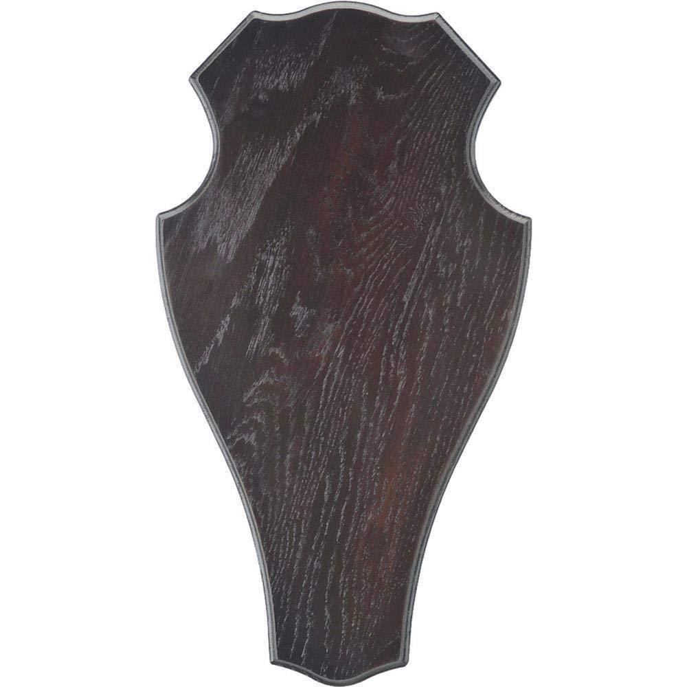 EUROHUNT Trophäenbrett Hirschschild Eiche 1 (Dunkel/29x17 cm)