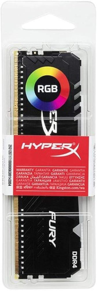 HyperX Fury, 8GB (1 x 8GB) DDR4-3200MHz DIMM RGB XMP Desktop Memory with CL16 thumbnail 5