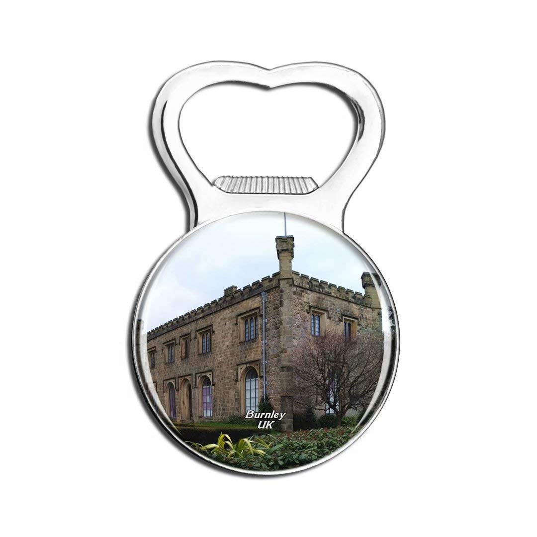 Weekino UK England Burnley Towneley Hall Fridge Magnet Bottle Opener Beer City Travel Souvenir Collection Strong Refrigerator Sticker