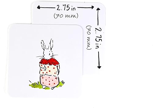 Miniatura 2 de Naipes cuadrados en blanco (acabado cuadrado y mate de 2.75 pulgadas) 200 tarjetas en blanco, tarjetas flash, tarjetas de juego de mesa, guía de