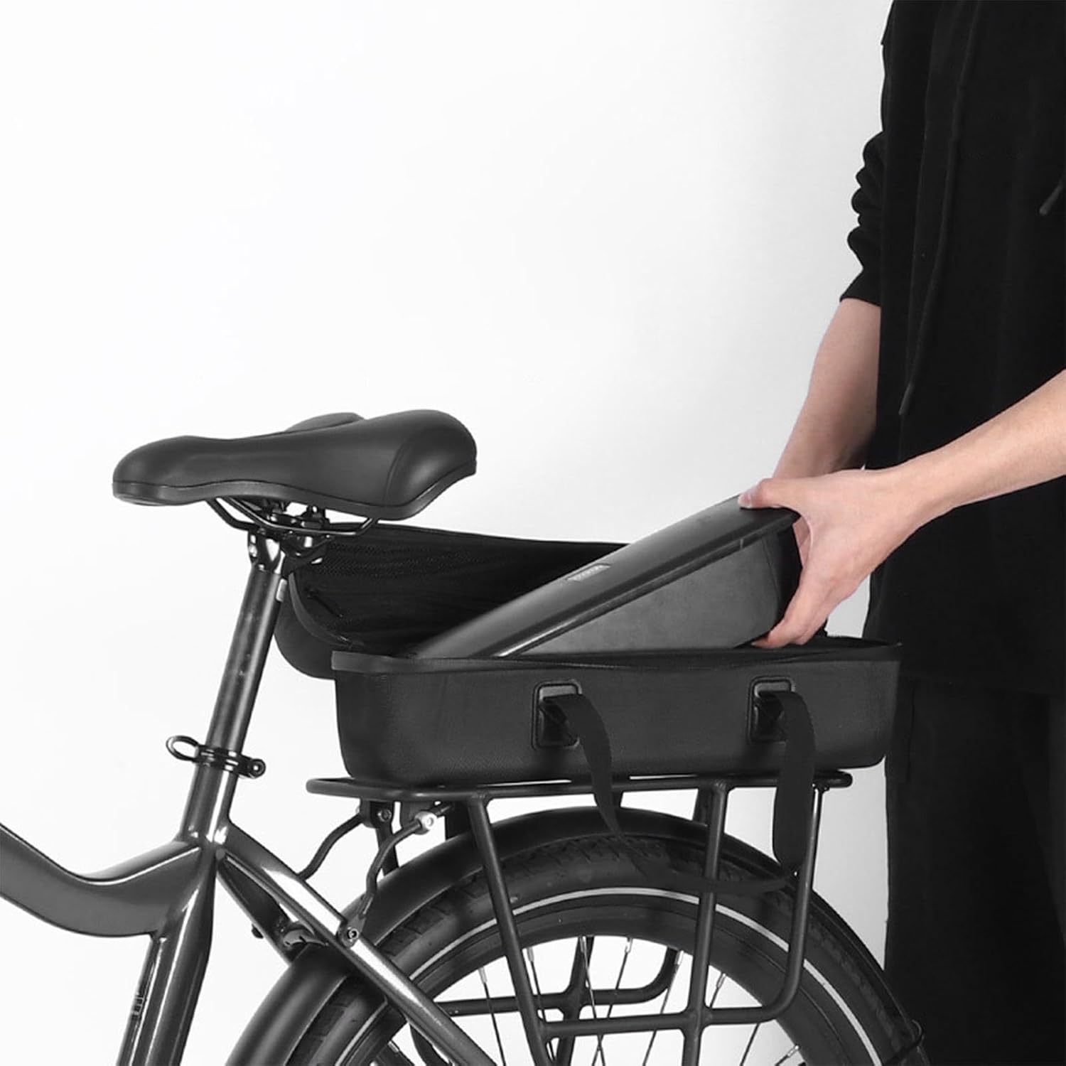 Electric Bicycle Case Anti Drop Portable Bike Pouch Easy Installation Large Capacity Sundries Bag for Outdoor Accs