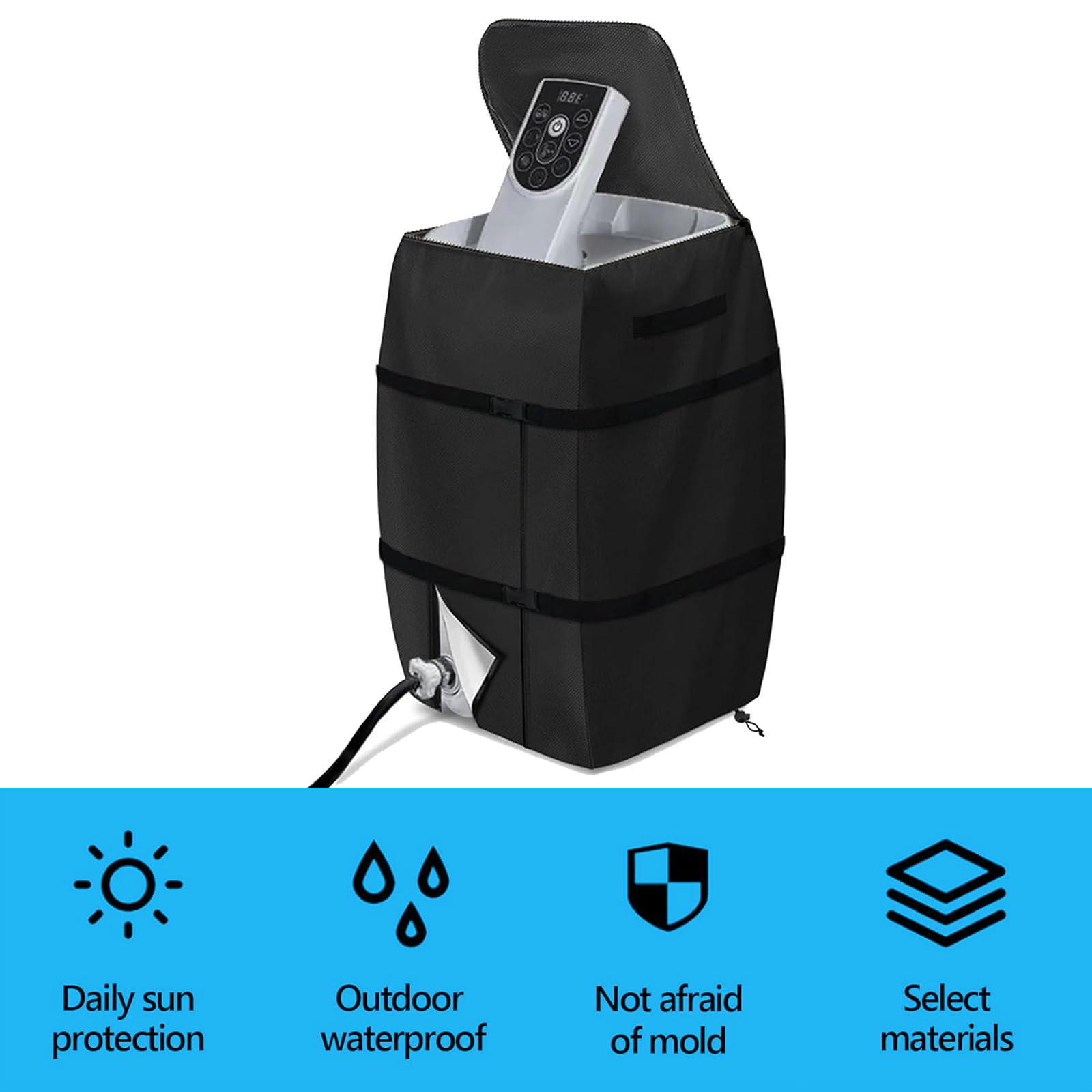 Copertura Gonfiabile per Pompa del Riscaldatore Spa Impermeabile Anti-Polvere Portatile