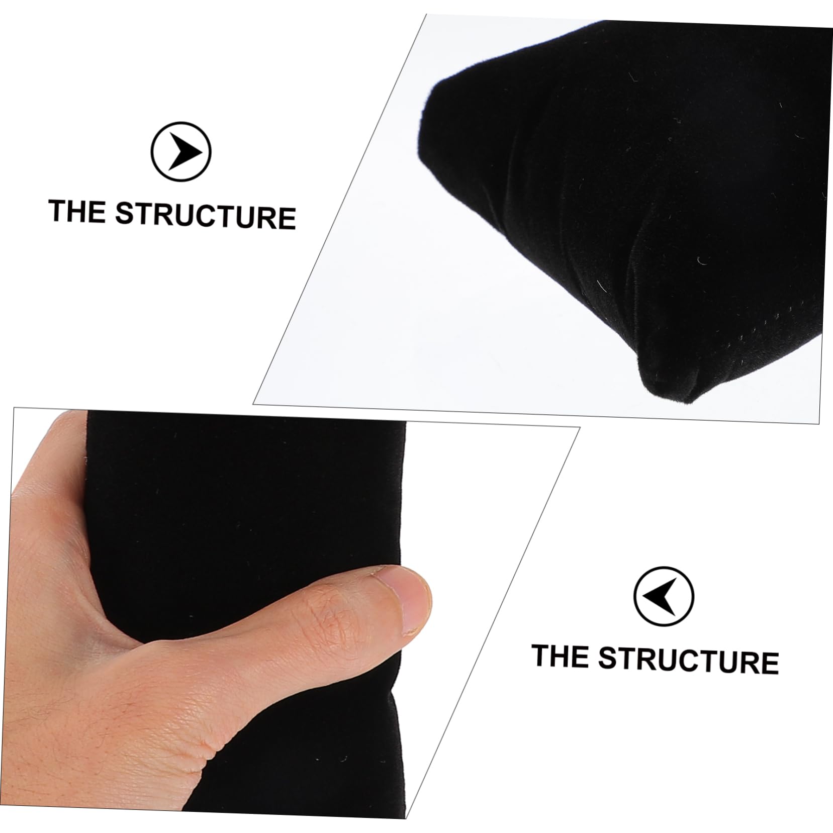 Cabilock Lot De 2 Coussins De Montre Élégants Coussins De Pour Bracelets Coussins De Support Robustes Pour Présentoirs De Bijoux 2 Pièces X 2