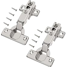 10 Pack Cabinet Hinges 26mm, Concealed Full Overlay for Kitchen