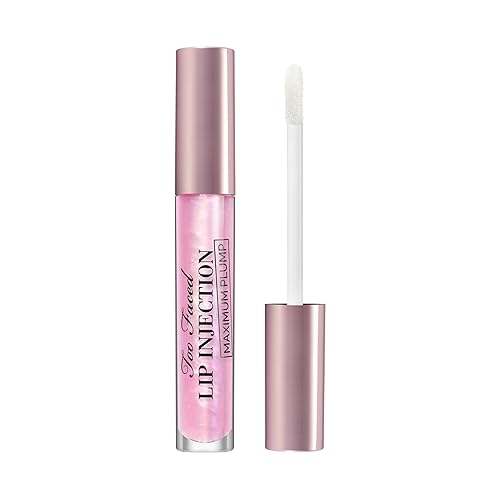 Too Faced Lip Injection Maximum Plump Extra Strength Lip Plumper Gloss | Hydrating + Plumping, 0.14 oz