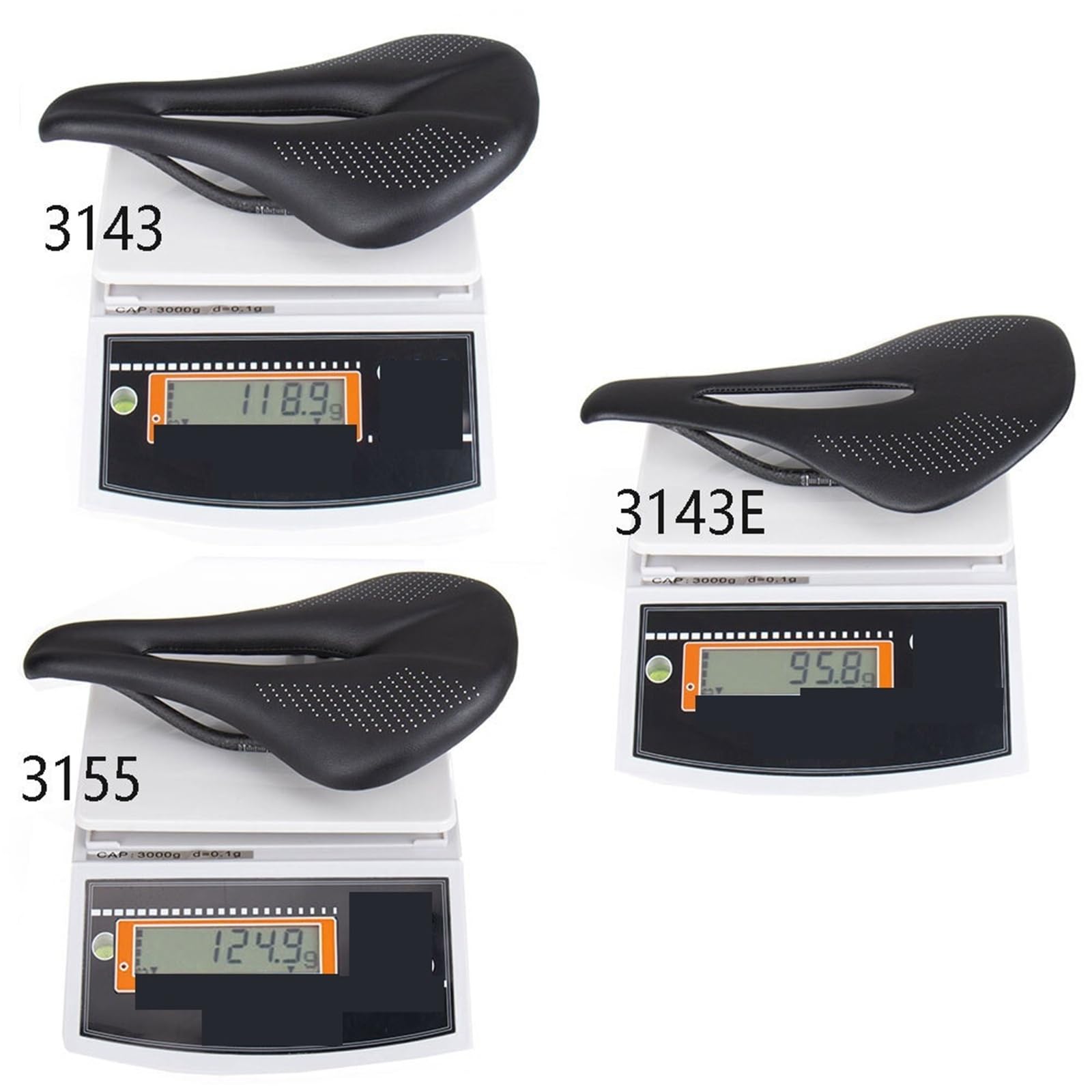 Compatibile con la sella for bici in carbonio ELITA ONE | Cuscino in pelle 240x143mm/240x155mm, super leggero for MTB e bici da strada