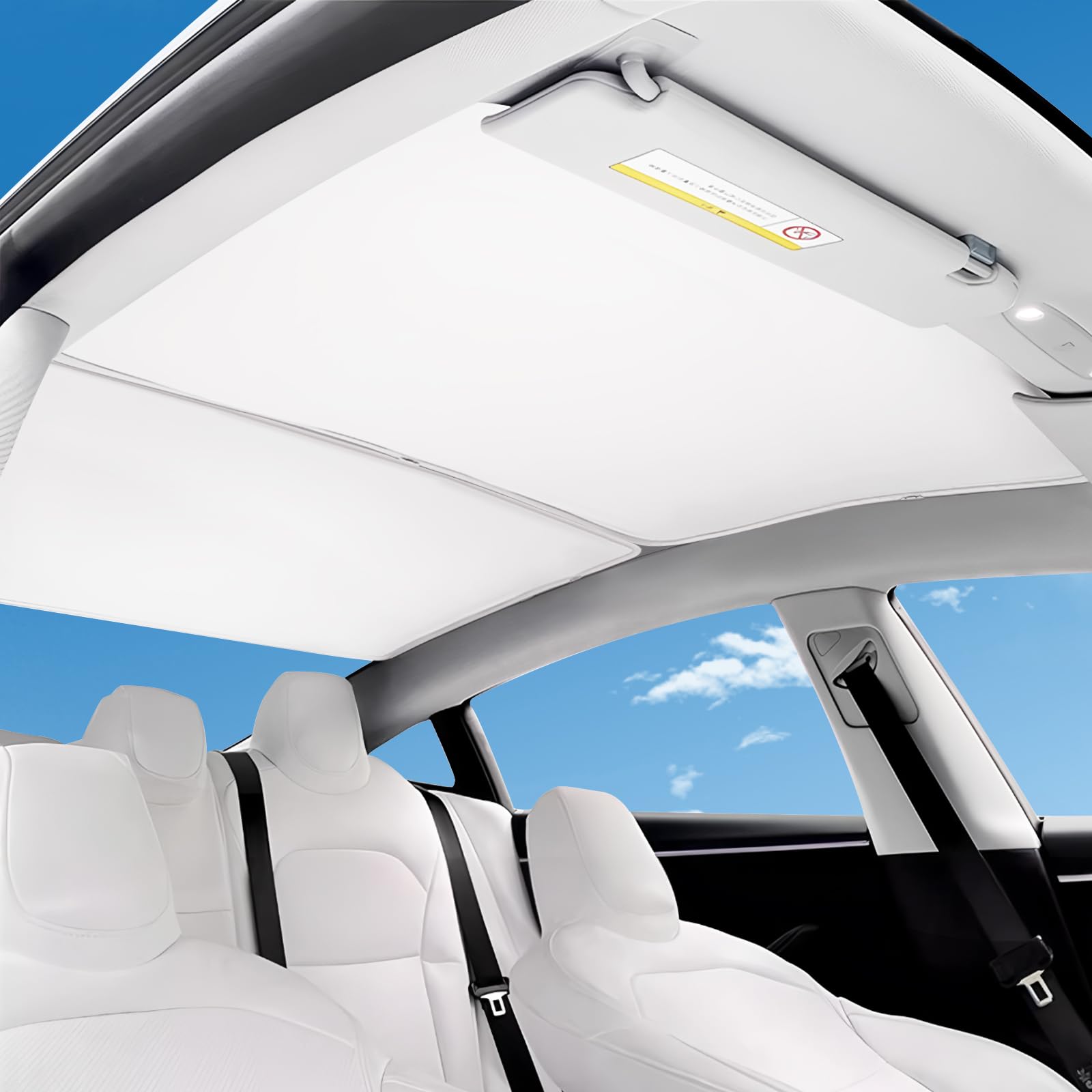 Pare-Soleil de Toit Copatible avec odel 3, P-are Soleil Voiture