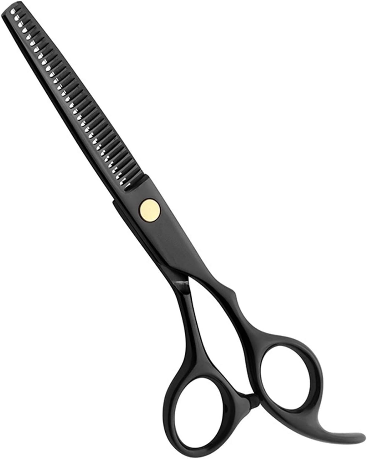 ヘアカットヘアカットはさみキット 6 インチ ブラック ブラック 11 点セット テクスチャを薄くする家庭用ステンレス鋼ヘアカットヘ