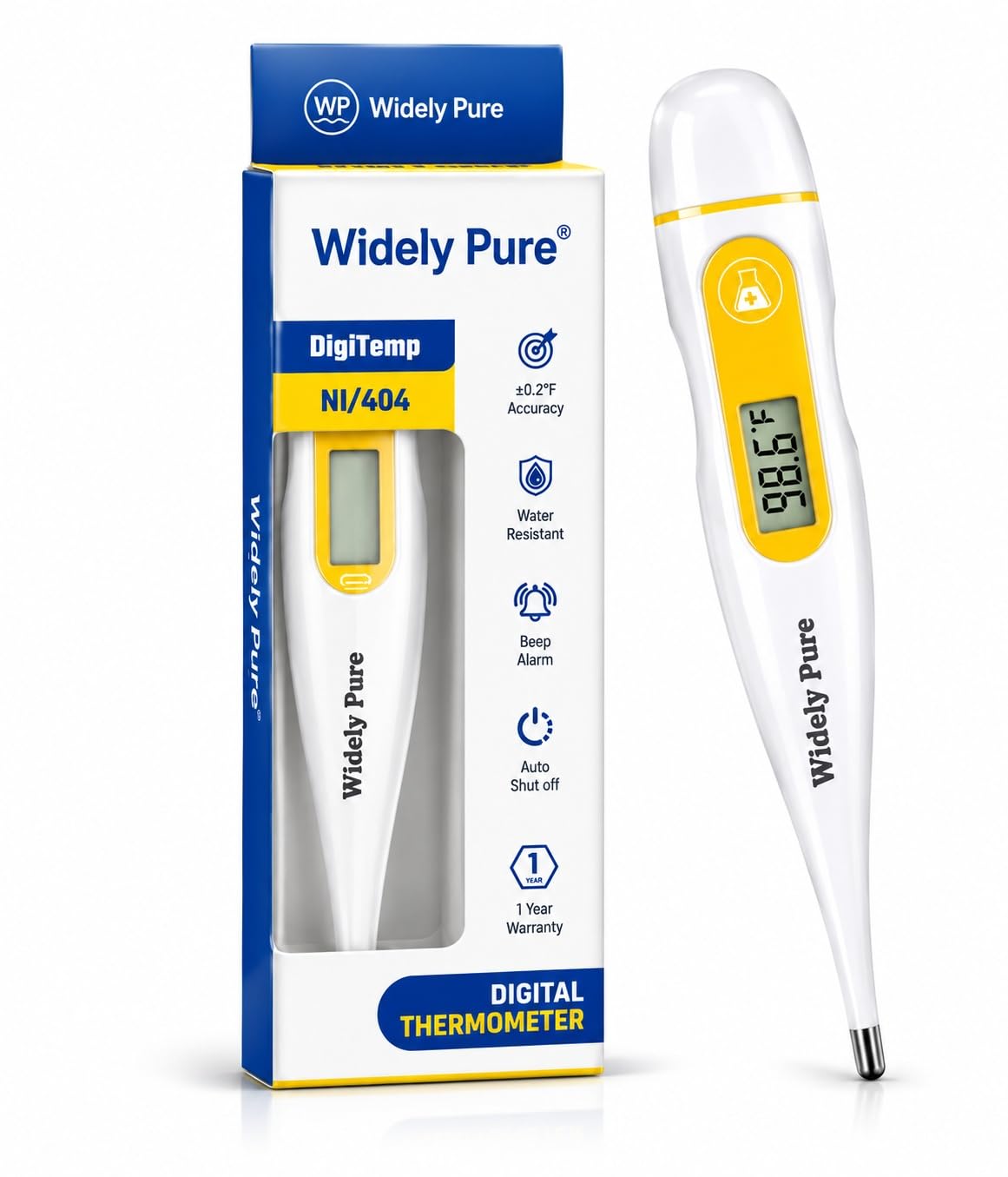 Widely Pure Thermometer Digital for fever home with One Touch Operation for Children and Adult-image-47