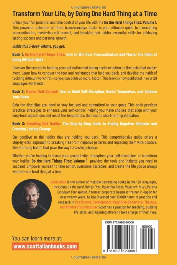 Do the Hard Things First: Volume 1: Book 1—3: How to Beat Procrastination, Master Self-Control, and Break Your Bad Habits image 3