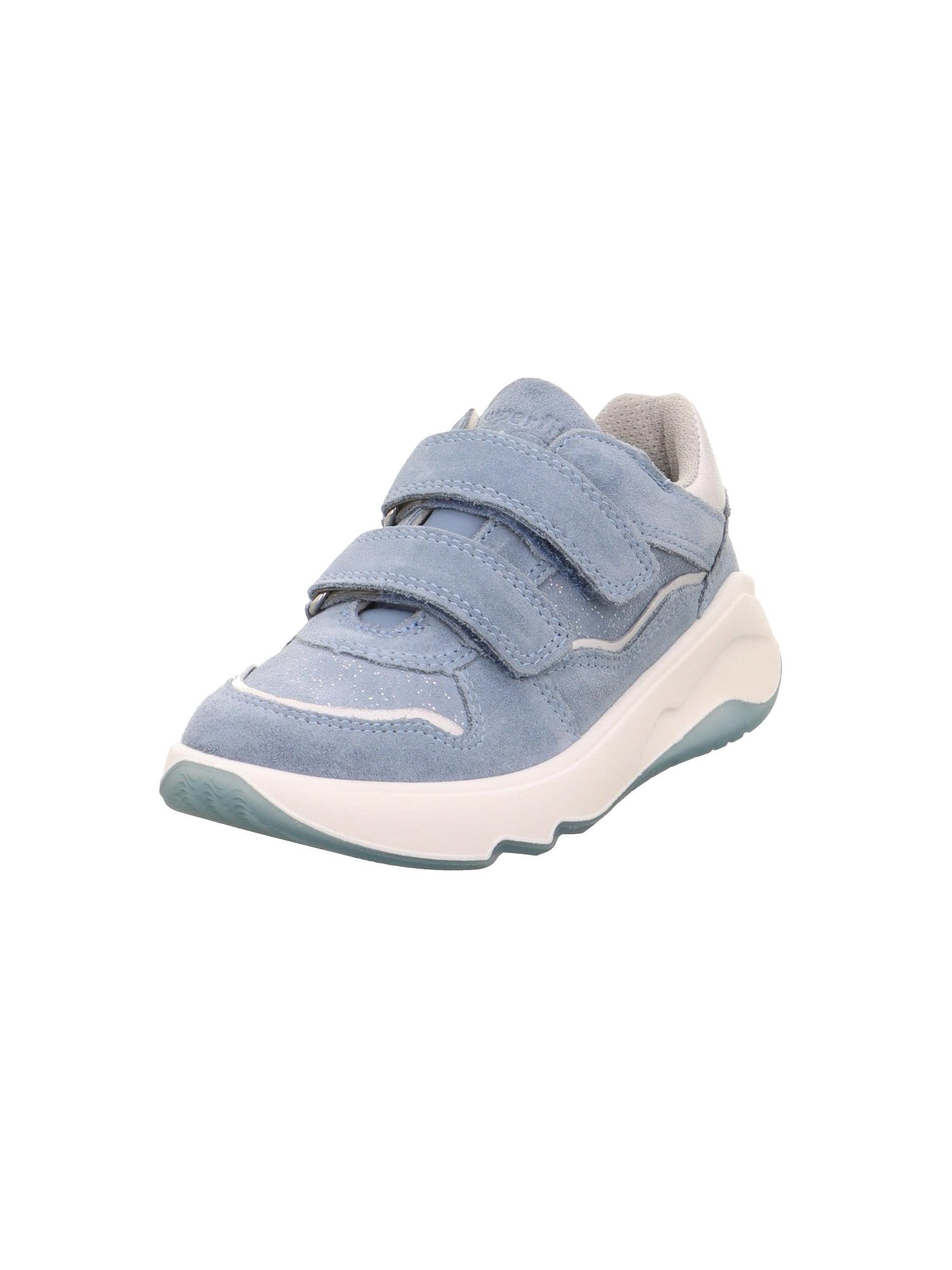 Superfit Girl's Melody Sneaker, Blue Silver 8010, 8.5 UK Child