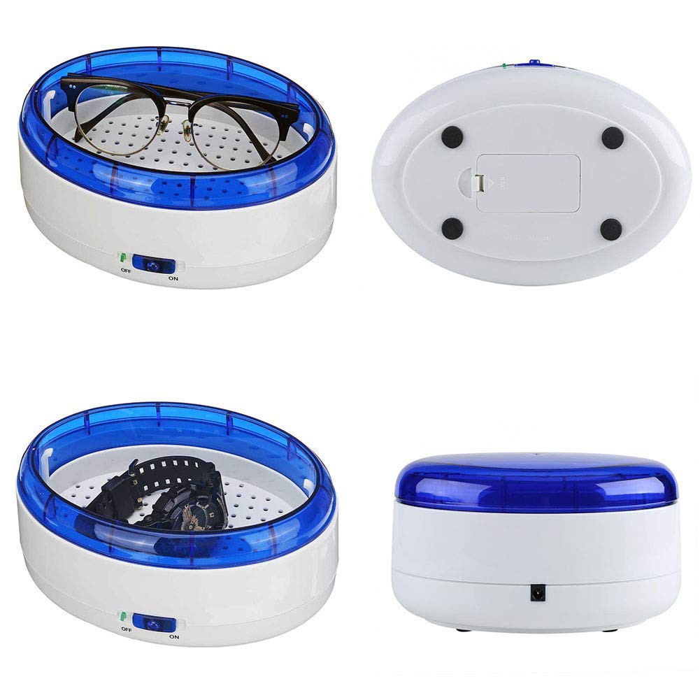 Máquinas de limpieza ， Limpiador ultrasónico de agua eléctrico for collares, pendientes, pulseras, dentaduras postizas, gafas y joyas.