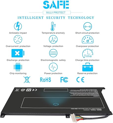 Miniatura 6 de Batería de portátil PG03XL de 52.5Wh para HP Pavilion Gaming 15-DK 15T-DK 15-EC 15-DK0XXX 15-DK0056WM 15-DK0068WM 15-DK0055NR 15T-DK200 15-EC0013DX
