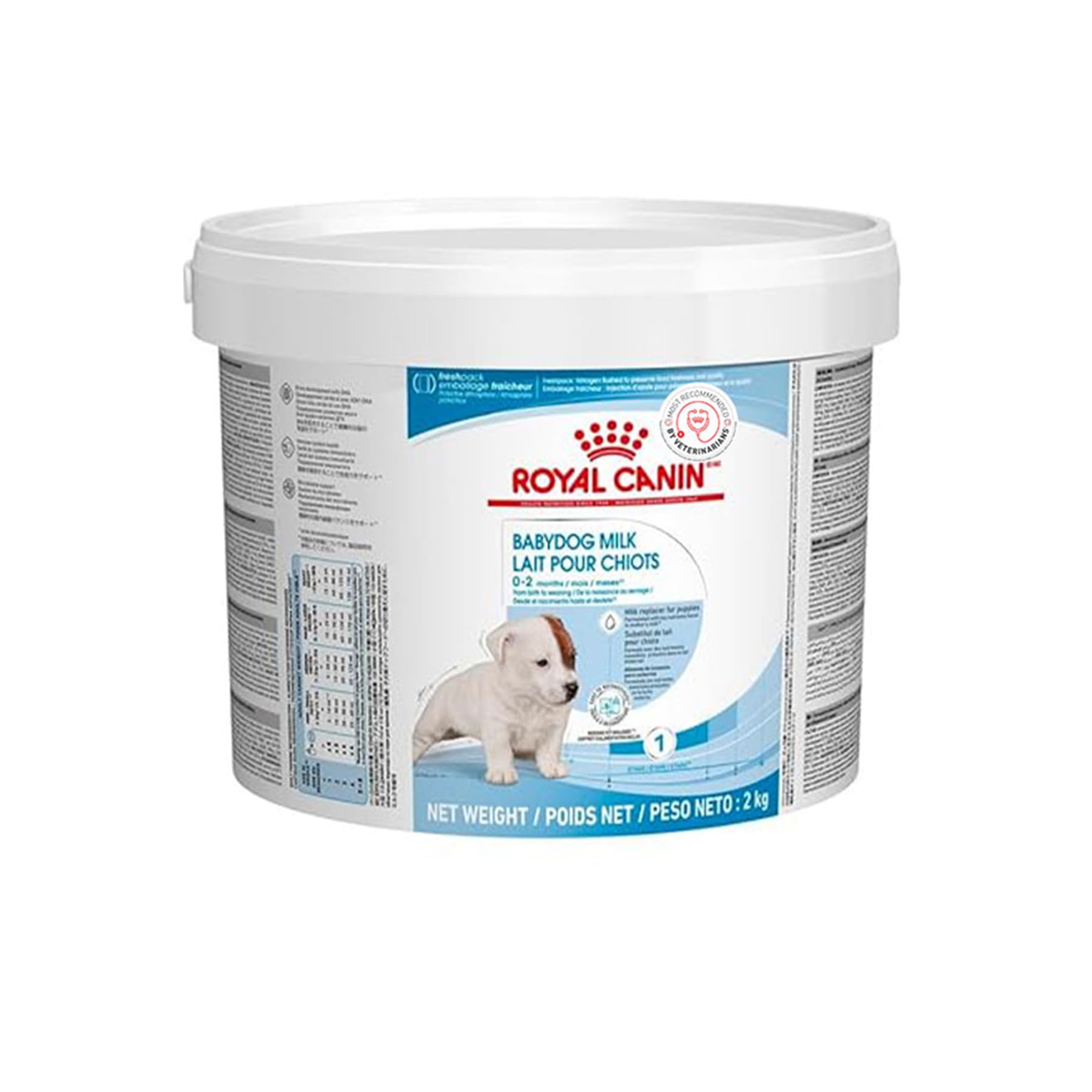 Royal Canin Baby Dog Milk Powder for Stage 1 Puppies, 2 Kg, Powder Form, Milk Replacer For Puppies, Supports Immune Health & Microbiome, Provides support for Brain Development