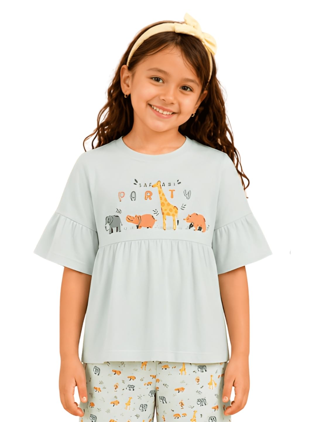 Pilolo Kids Soft Cotton Pocket Dress for Girls-picture-11